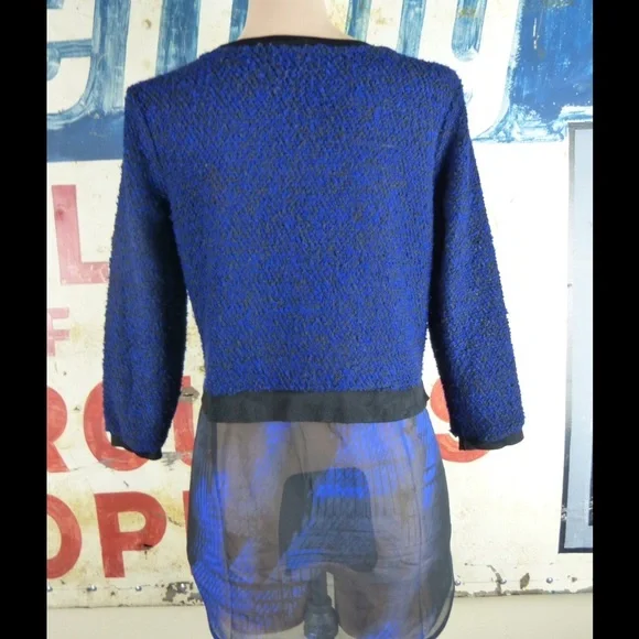 Elie Tahari Mock Layer Sweater XS - Picture 8 of 12